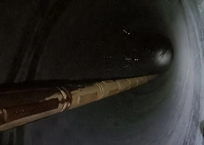 反井擴孔鑽杆掉落處理方案